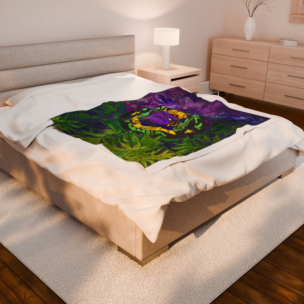 "Infinitely Stoned" -Velveteen Plush Blanket