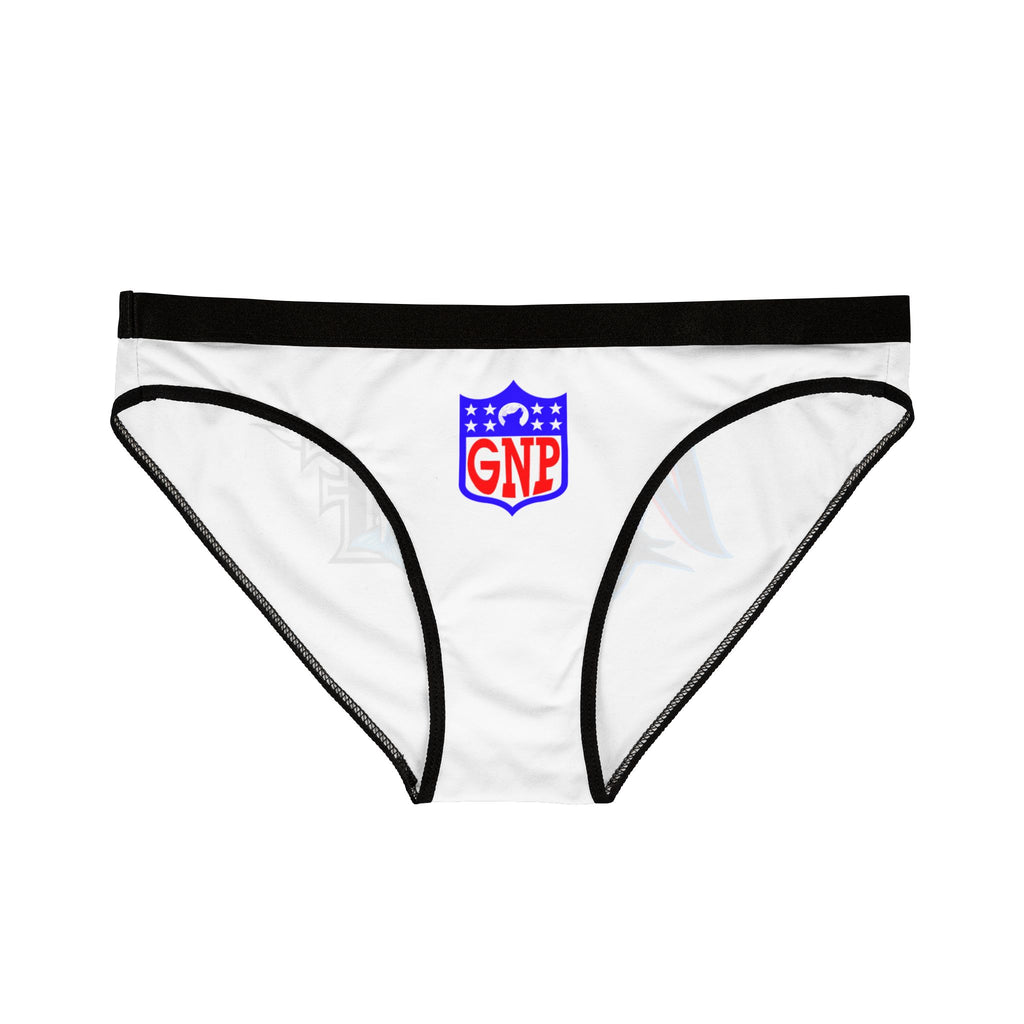 Women's Briefs — white  M.I.A. WOLF teams logo