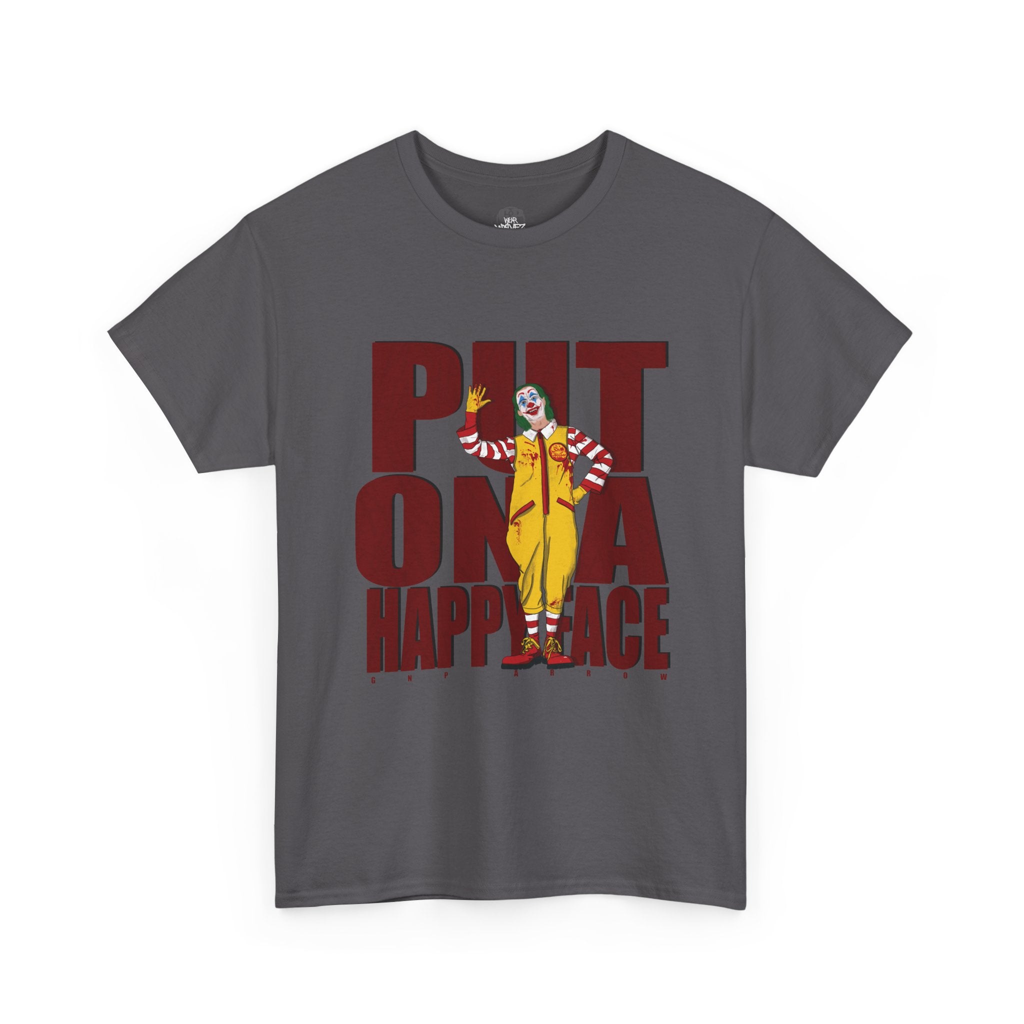 PUT ON A HAPPY FACE LOGO TEE