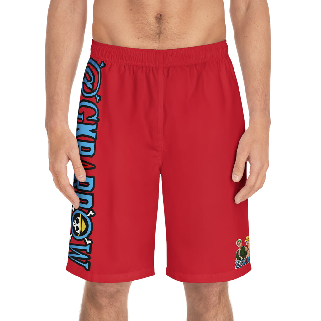 GNP STRAW HATS   Red Graffiti Board Shorts