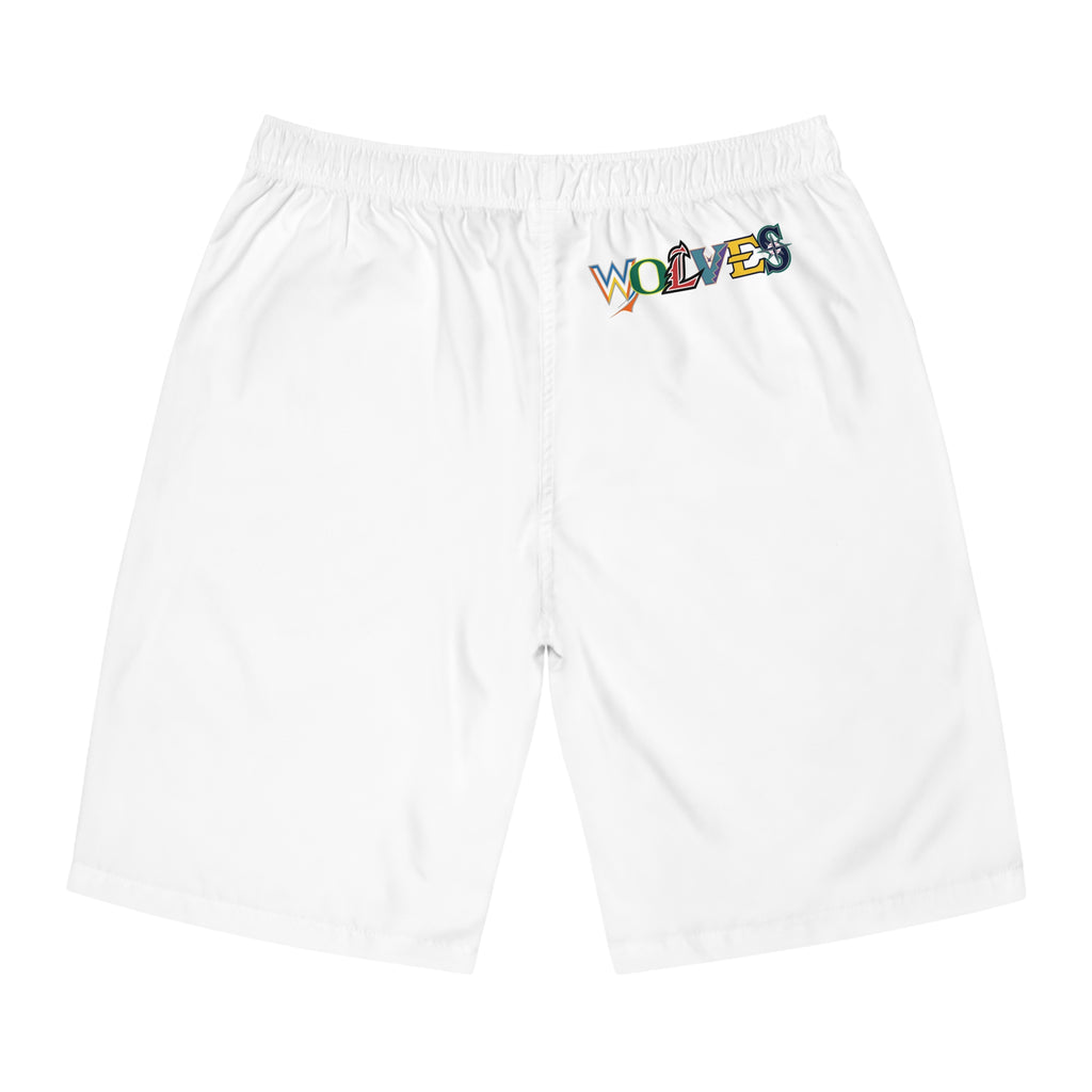 Wvtch Wxlvez team logo white  shorts