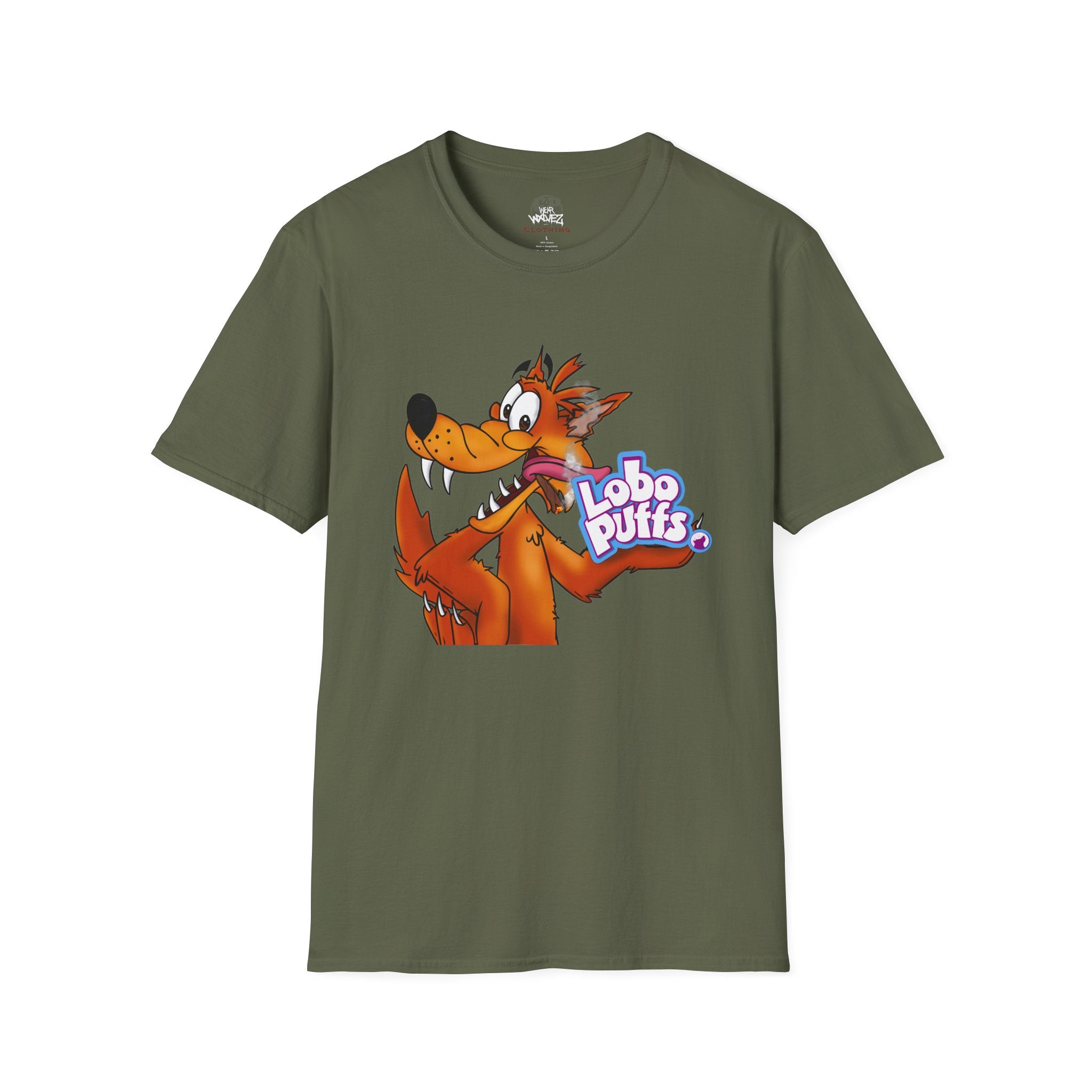 Lobo Puffs Cereal Logo Tee