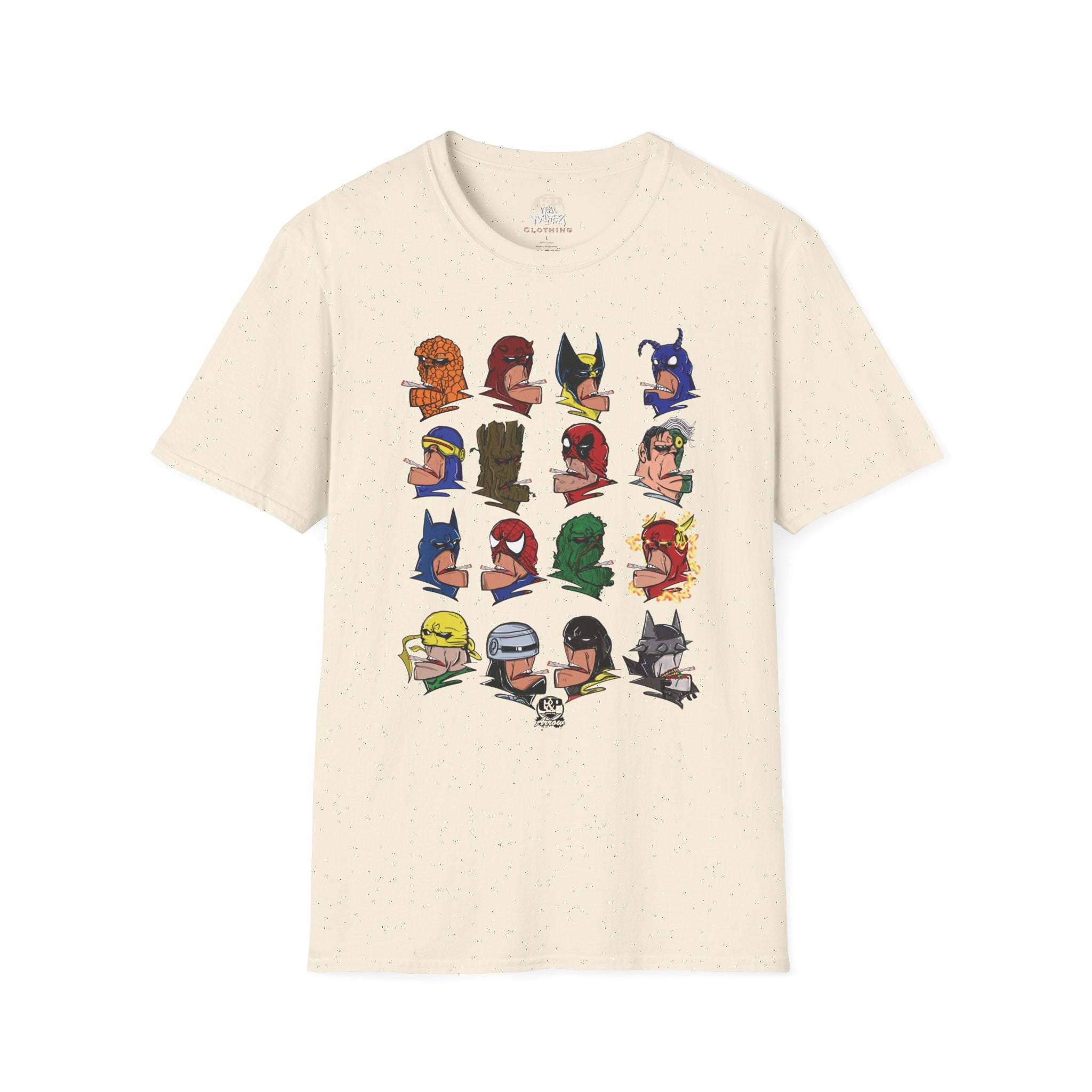 Superhero pothead Graphic T-Shirt