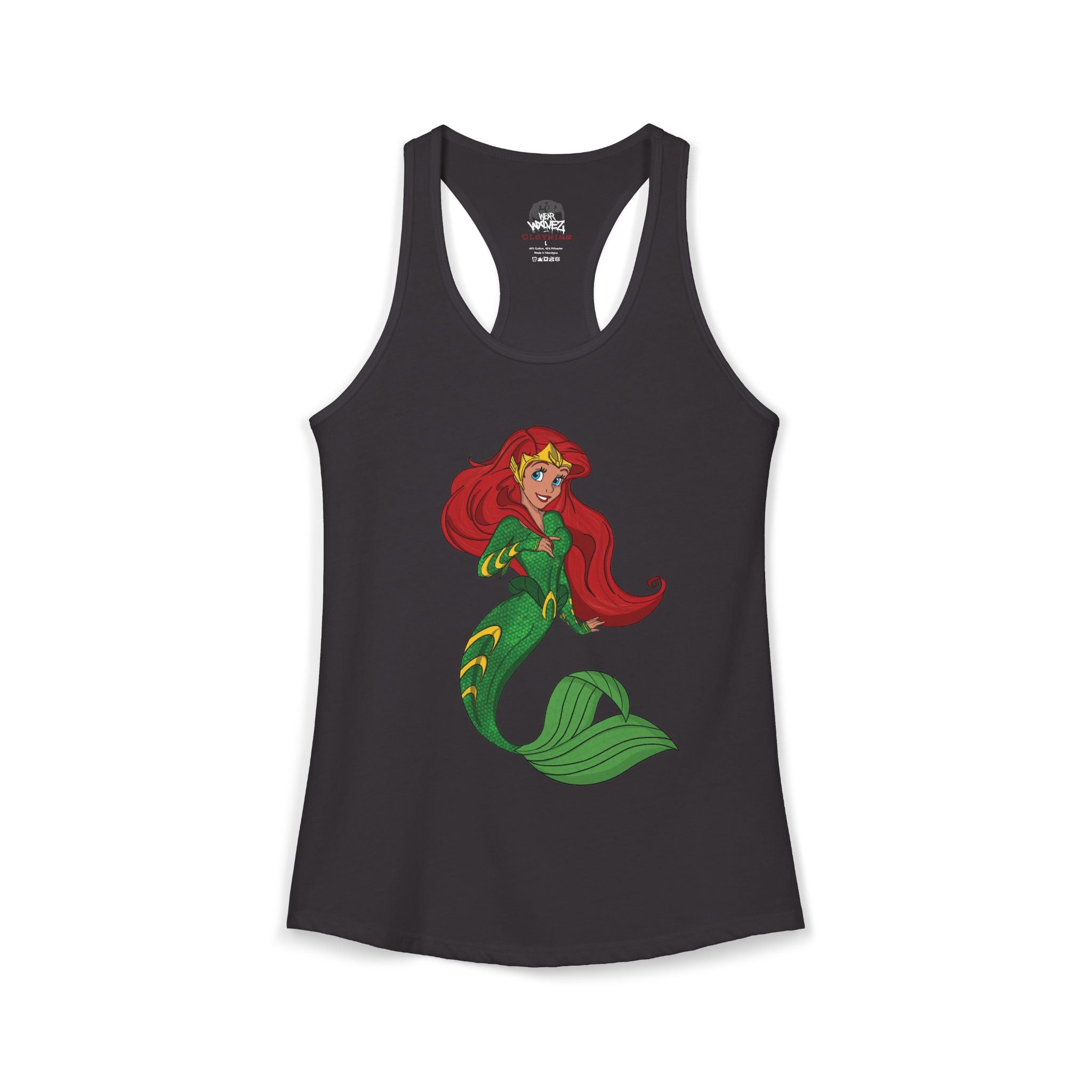 “The Little Mera-maid” Women's Ideal Racerback Tank