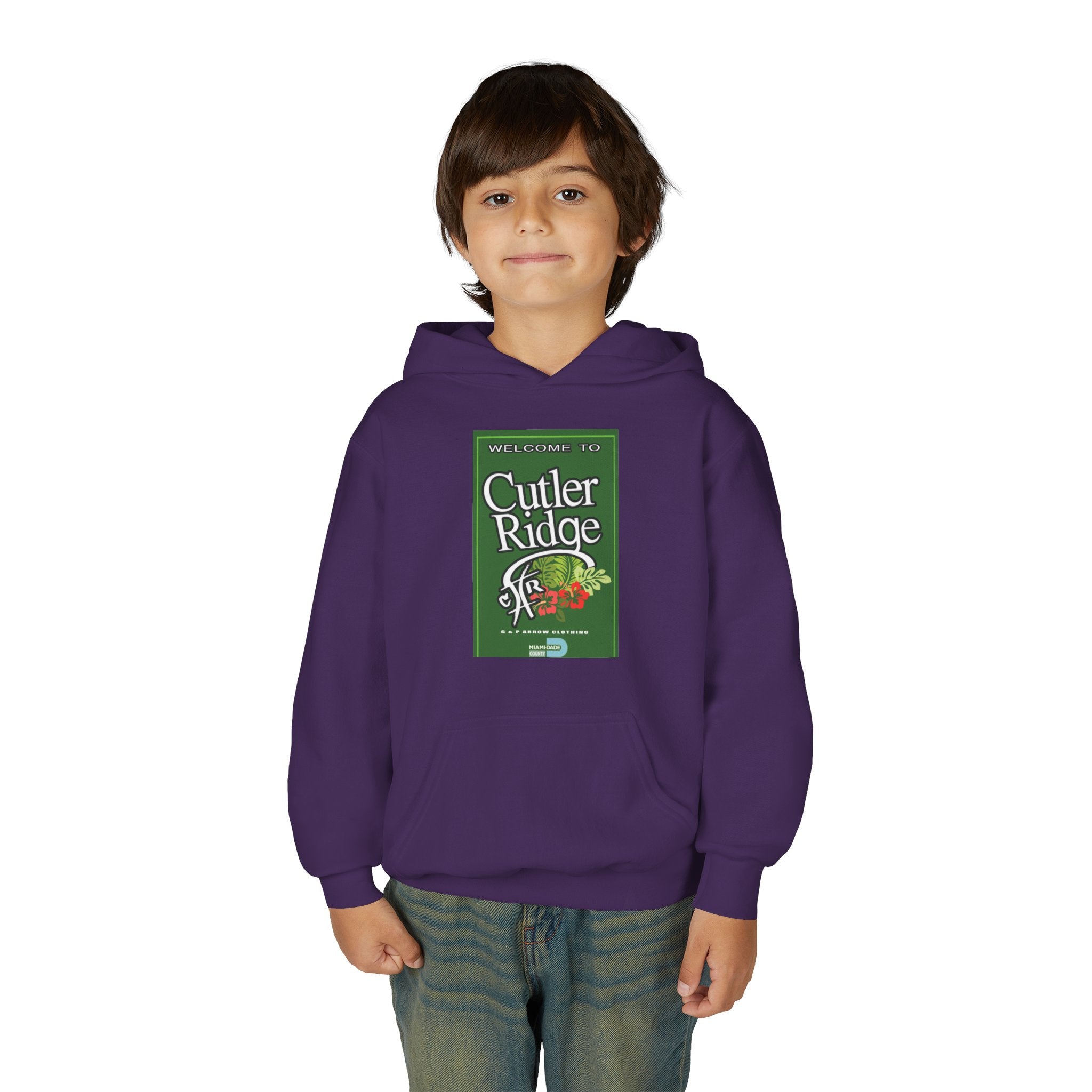 Welcome to Cutler Ridge sign  Youth Hoodie