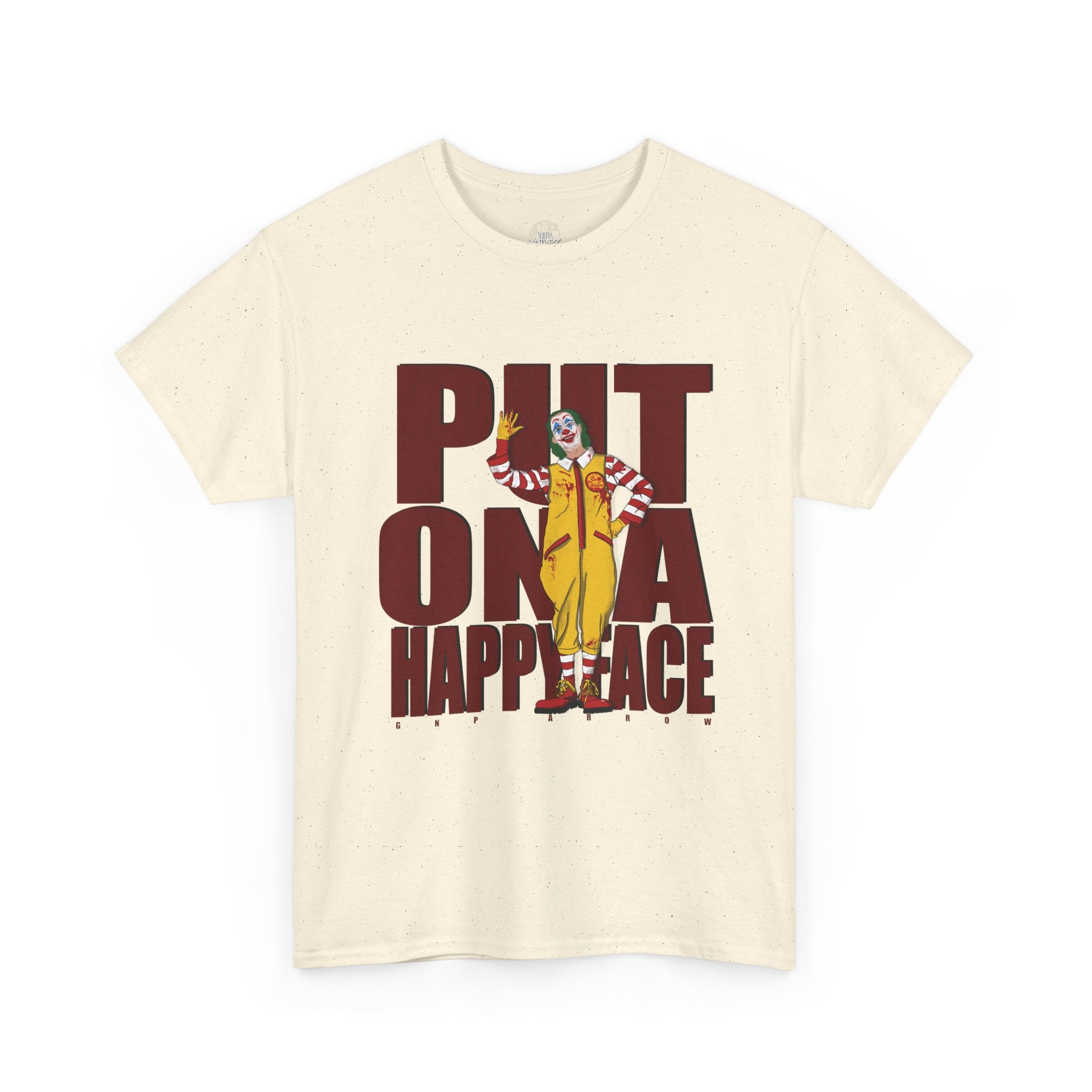 PUT ON A HAPPY FACE LOGO TEE
