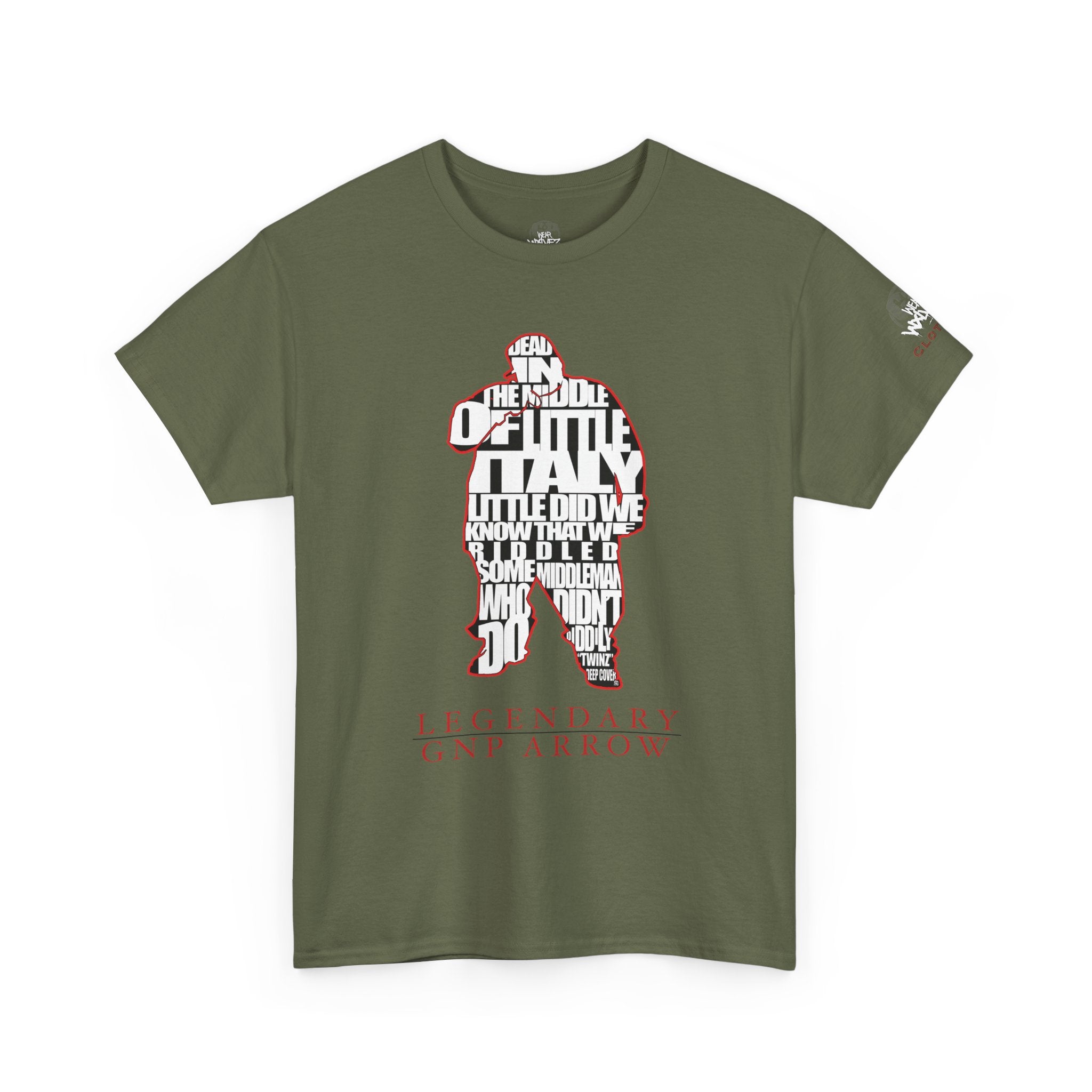 PUN “dead in the middle of little Italy”  TEE