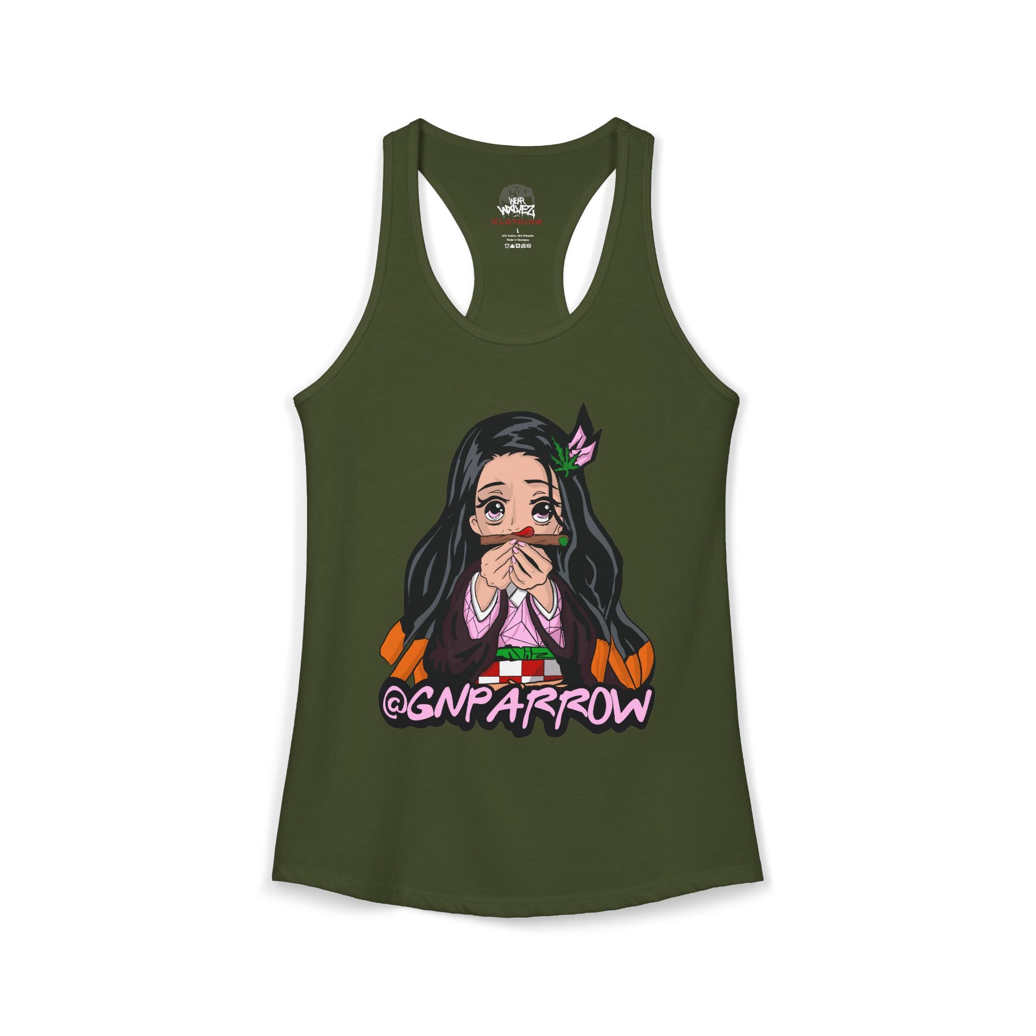 Women's  Nezuko “blunt slayer”  Racerback Tank