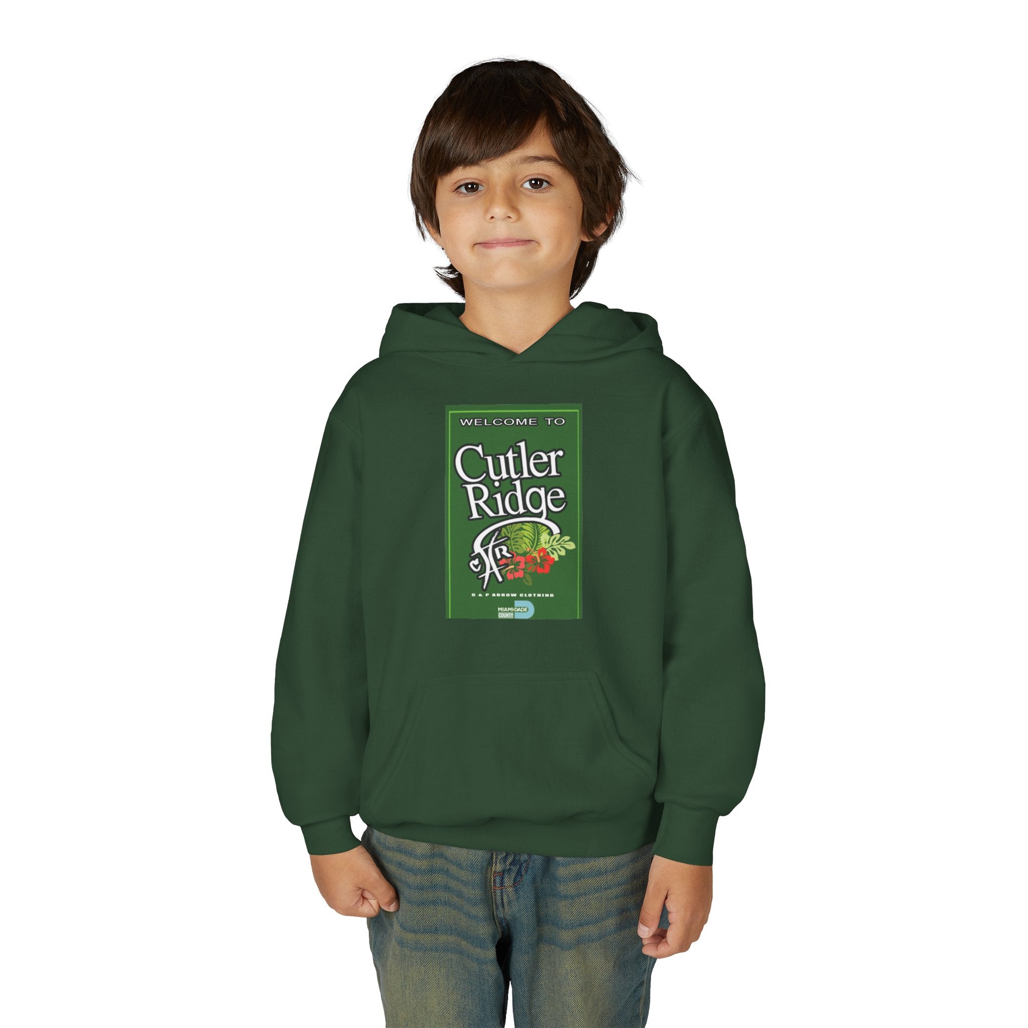 Welcome to Cutler Ridge sign  Youth Hoodie