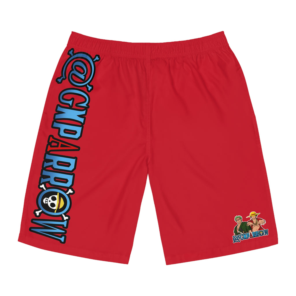 GNP STRAW HATS   Red Graffiti Board Shorts