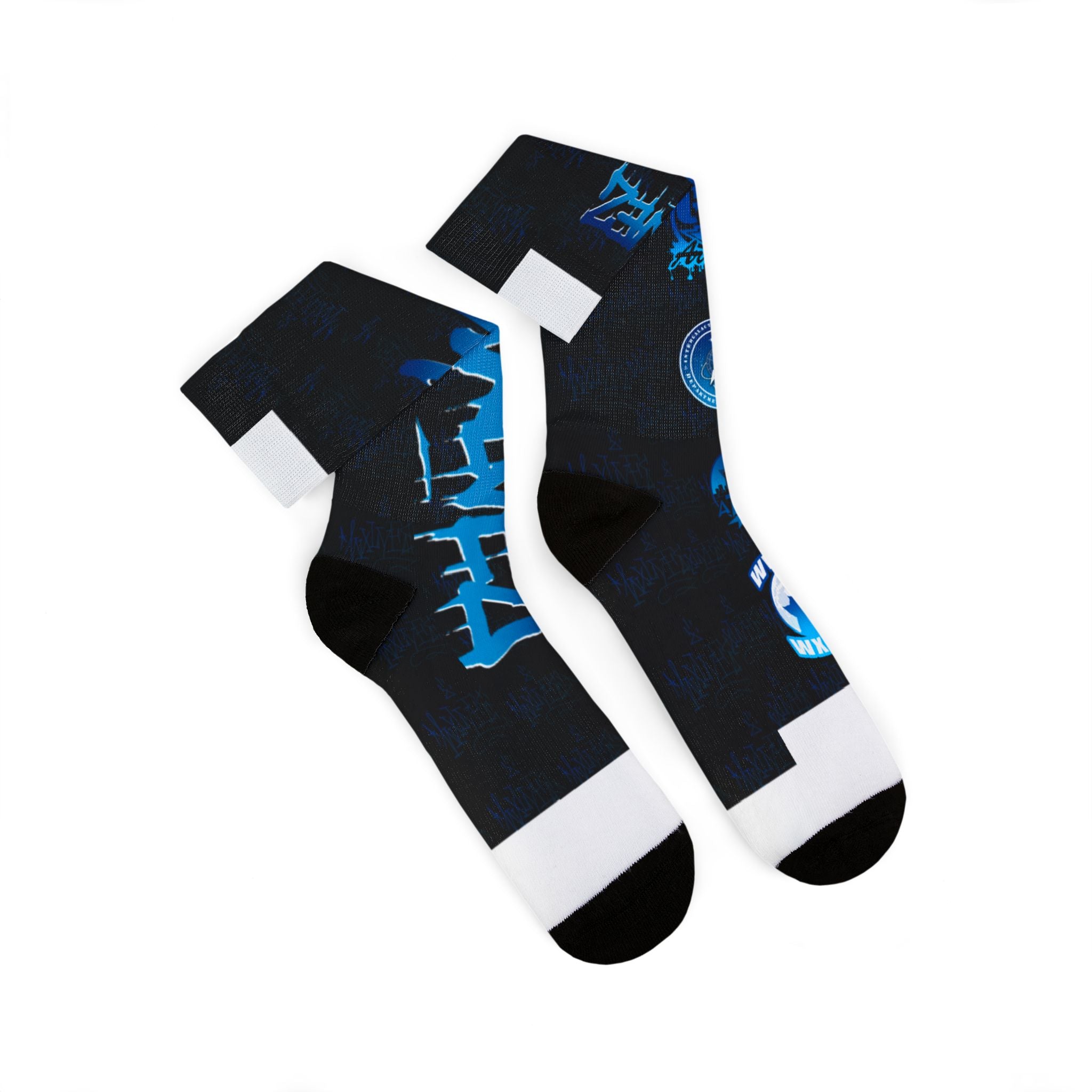 WXLVEZ Graffiti Socks — Crew Socks