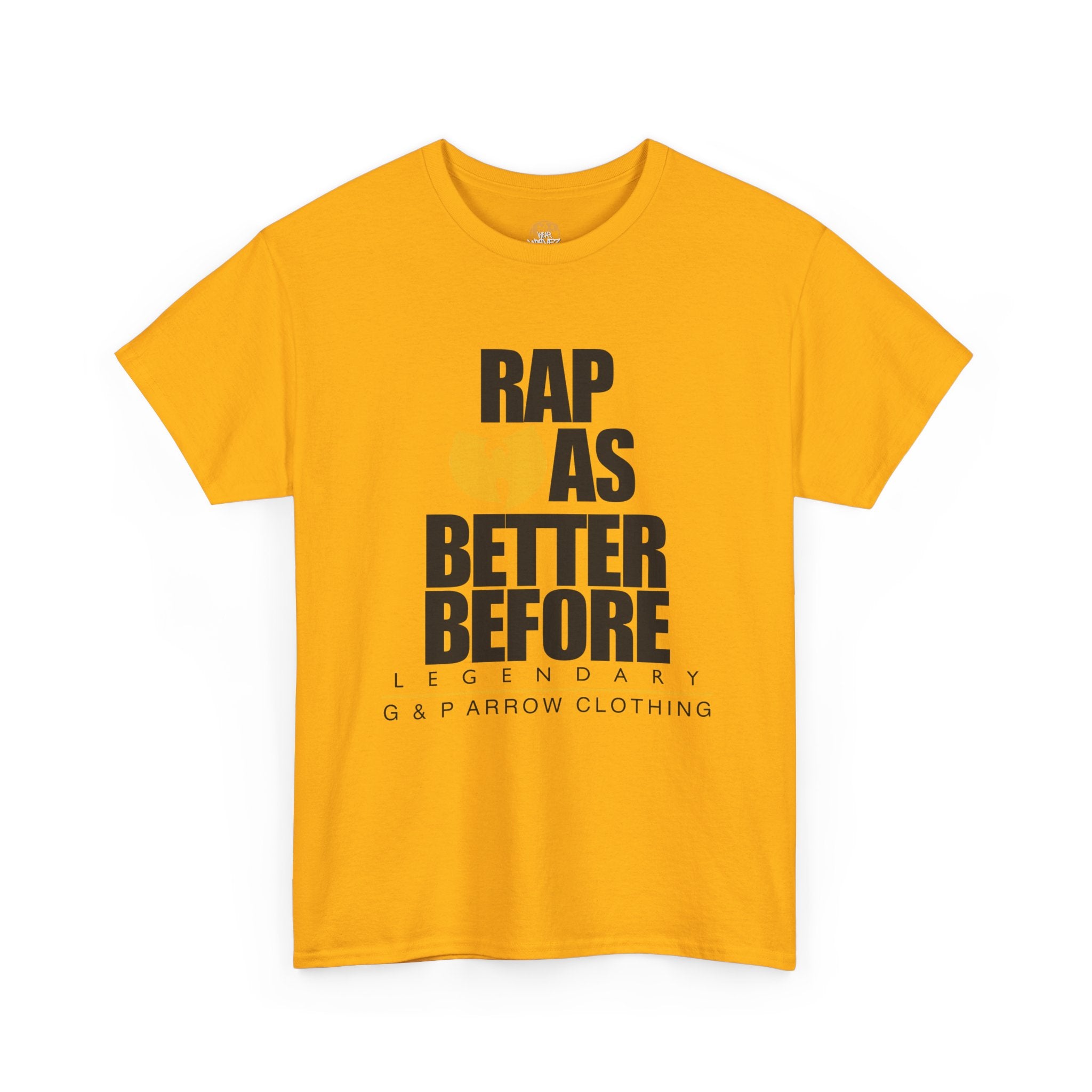 Rap was better before WUTANG    TEE