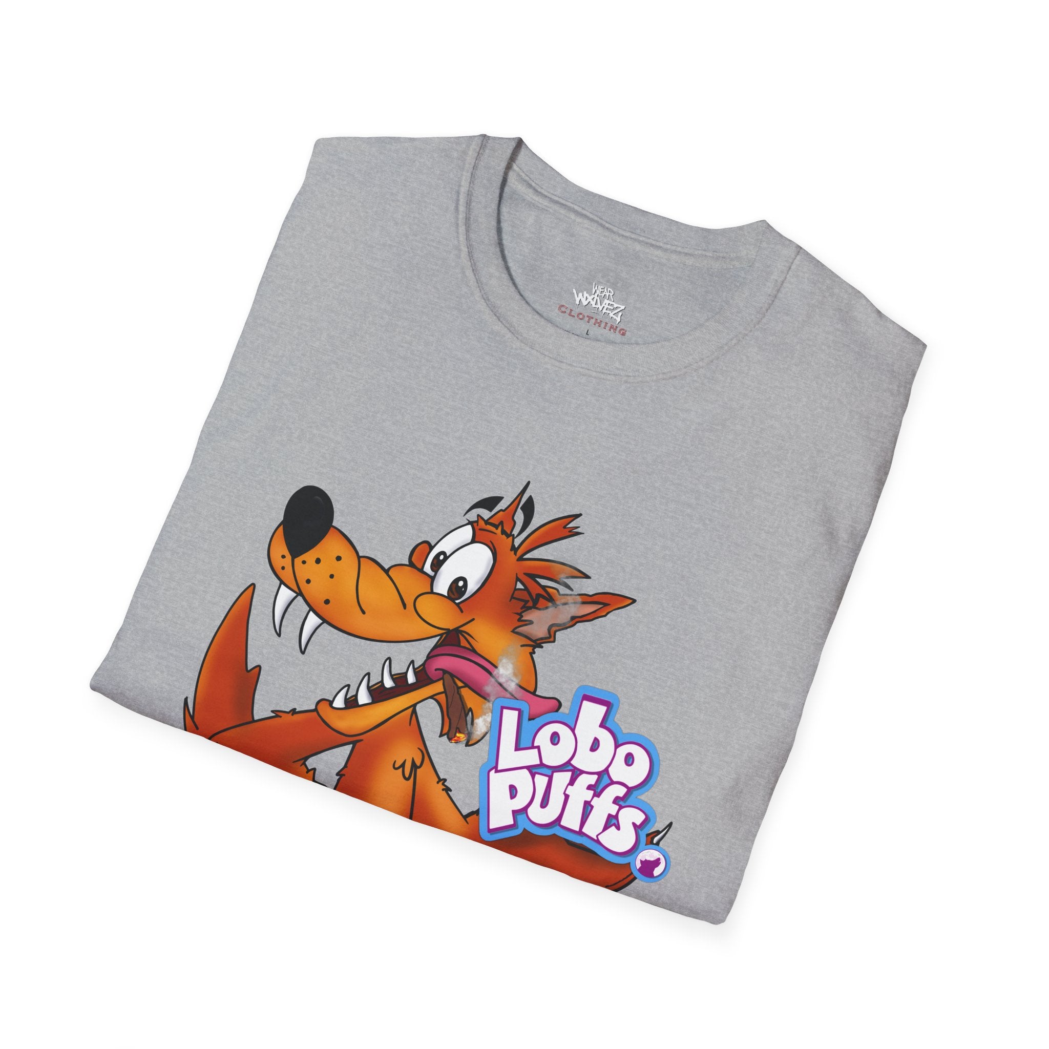 Lobo Puffs Cereal Logo Tee