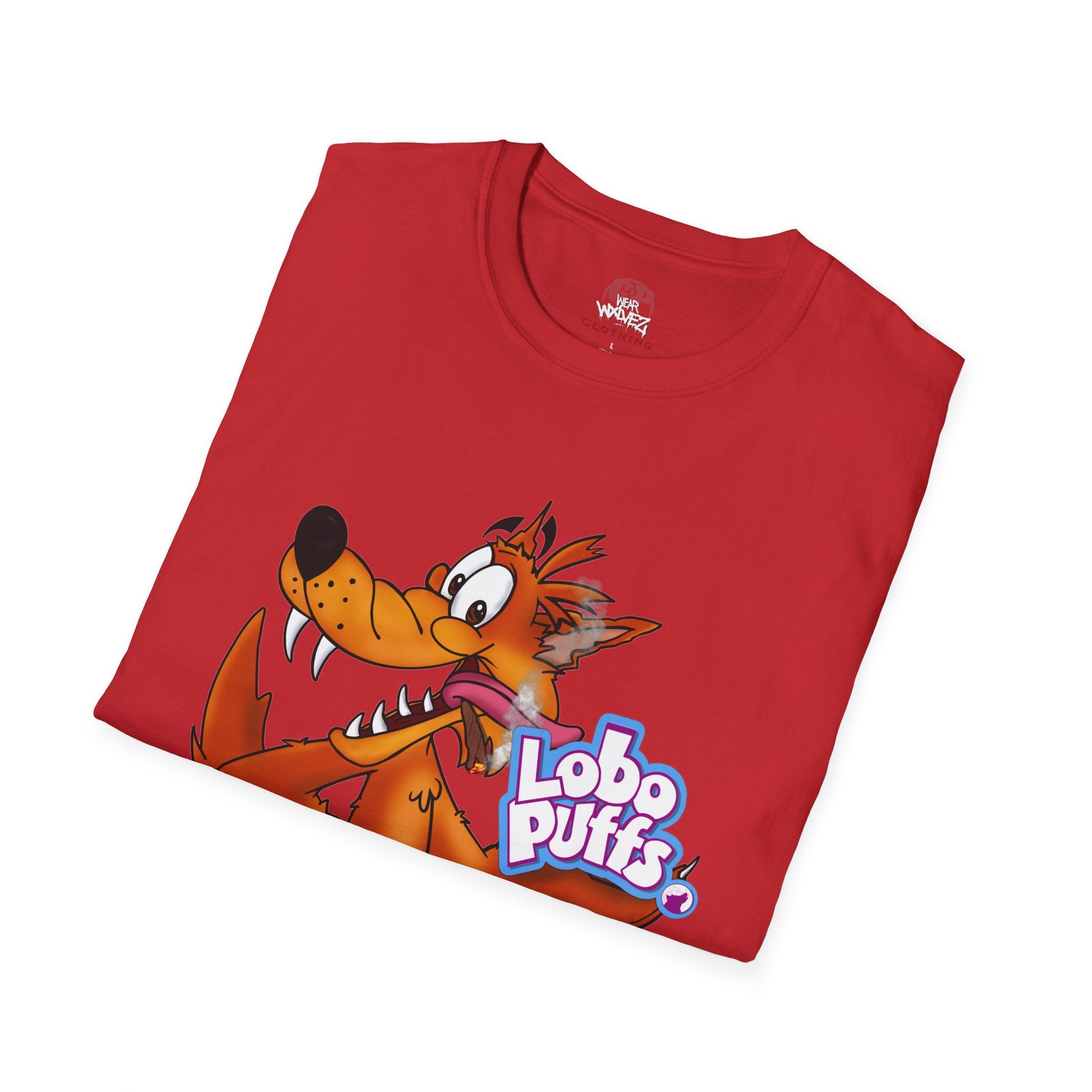 Lobo Puffs Cereal Logo Tee