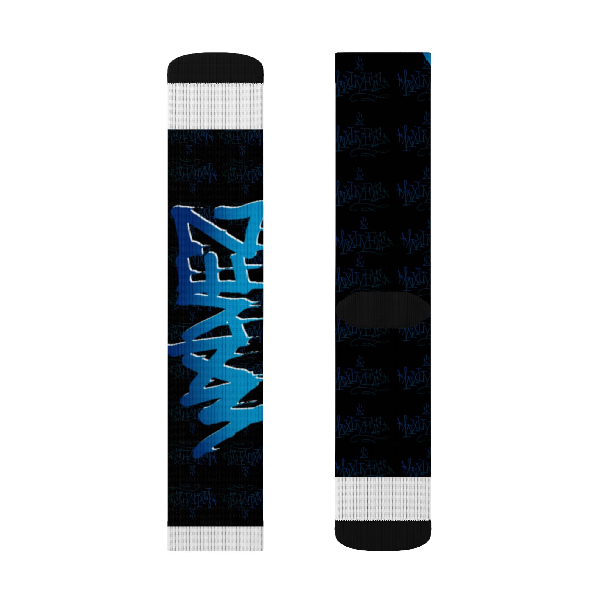 WXLVEZ Graffiti Socks — Crew Socks