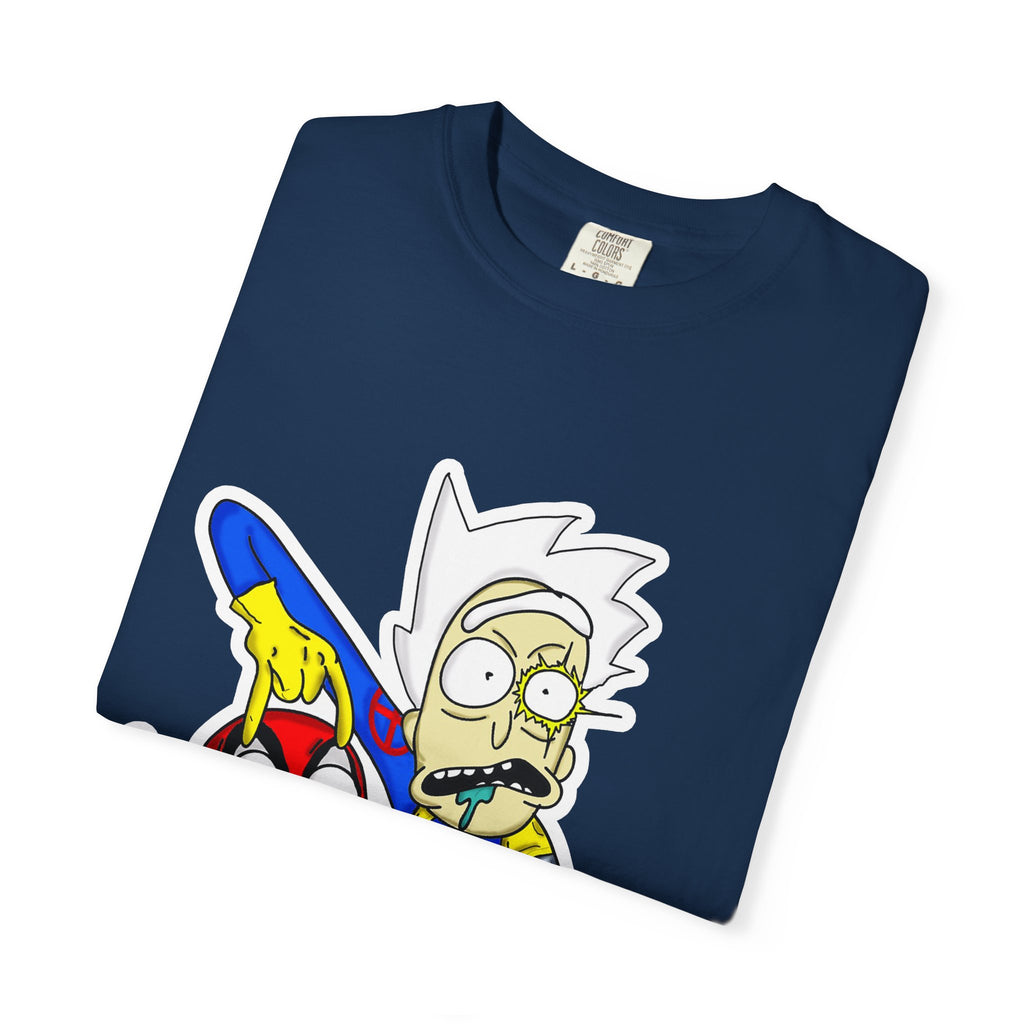 Rick and Morty/DeadPool & Cable graphic tee