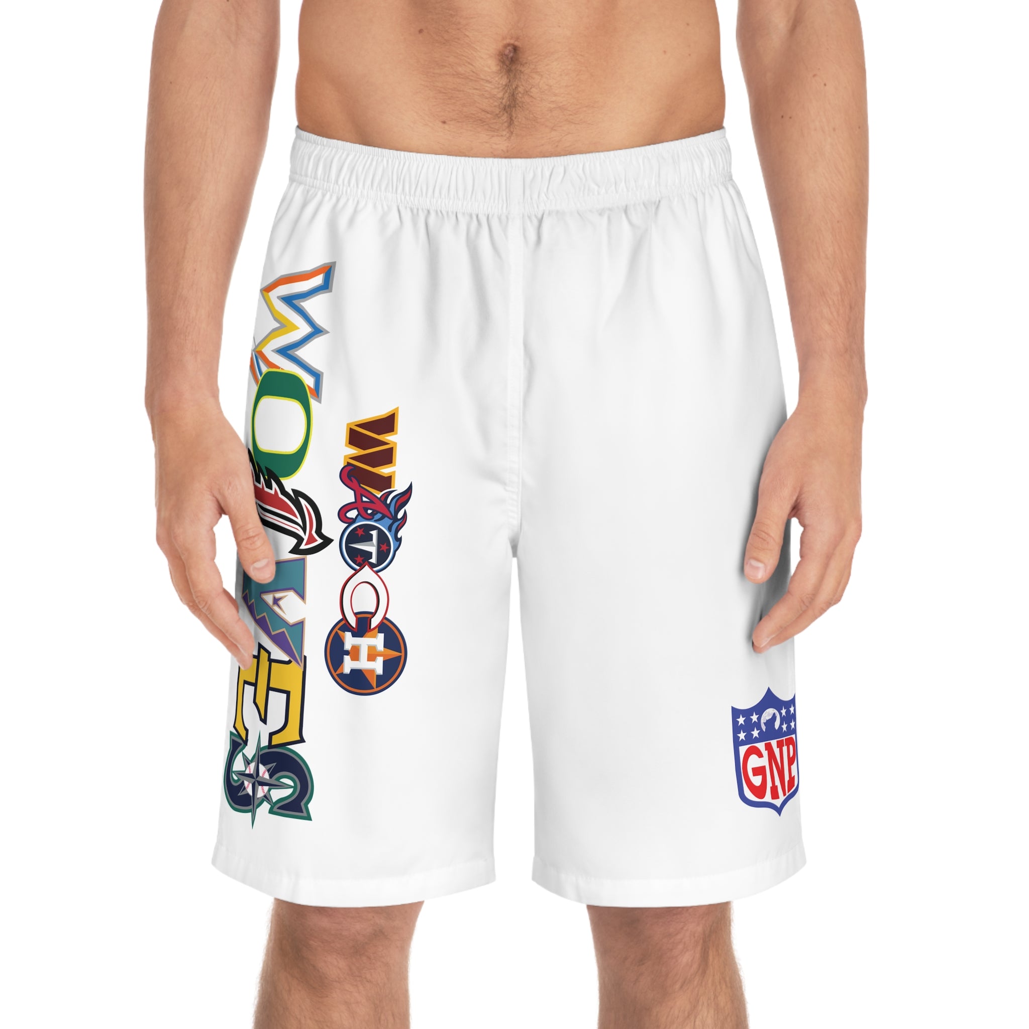 Wvtch Wxlvez team logo white  shorts