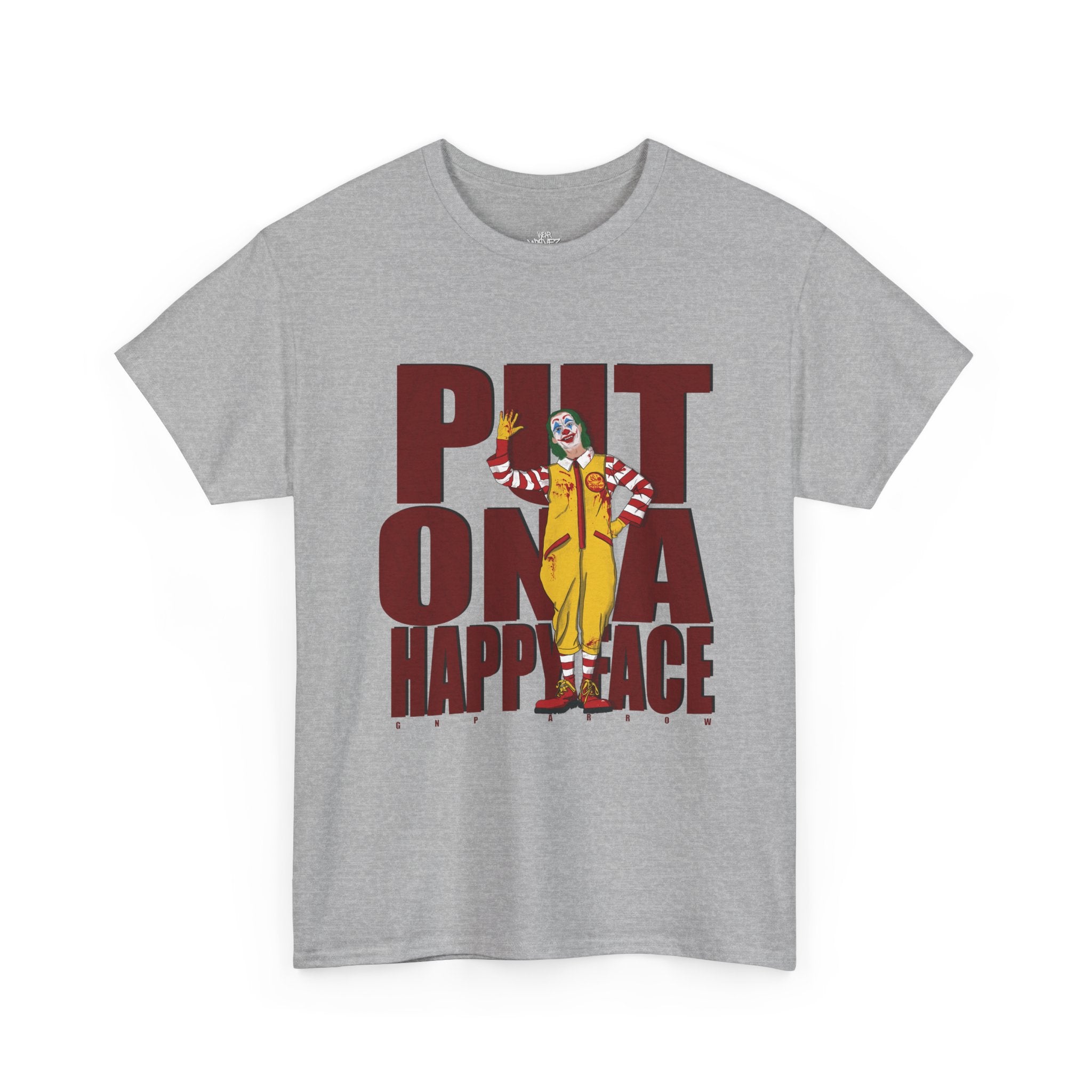 PUT ON A HAPPY FACE LOGO TEE
