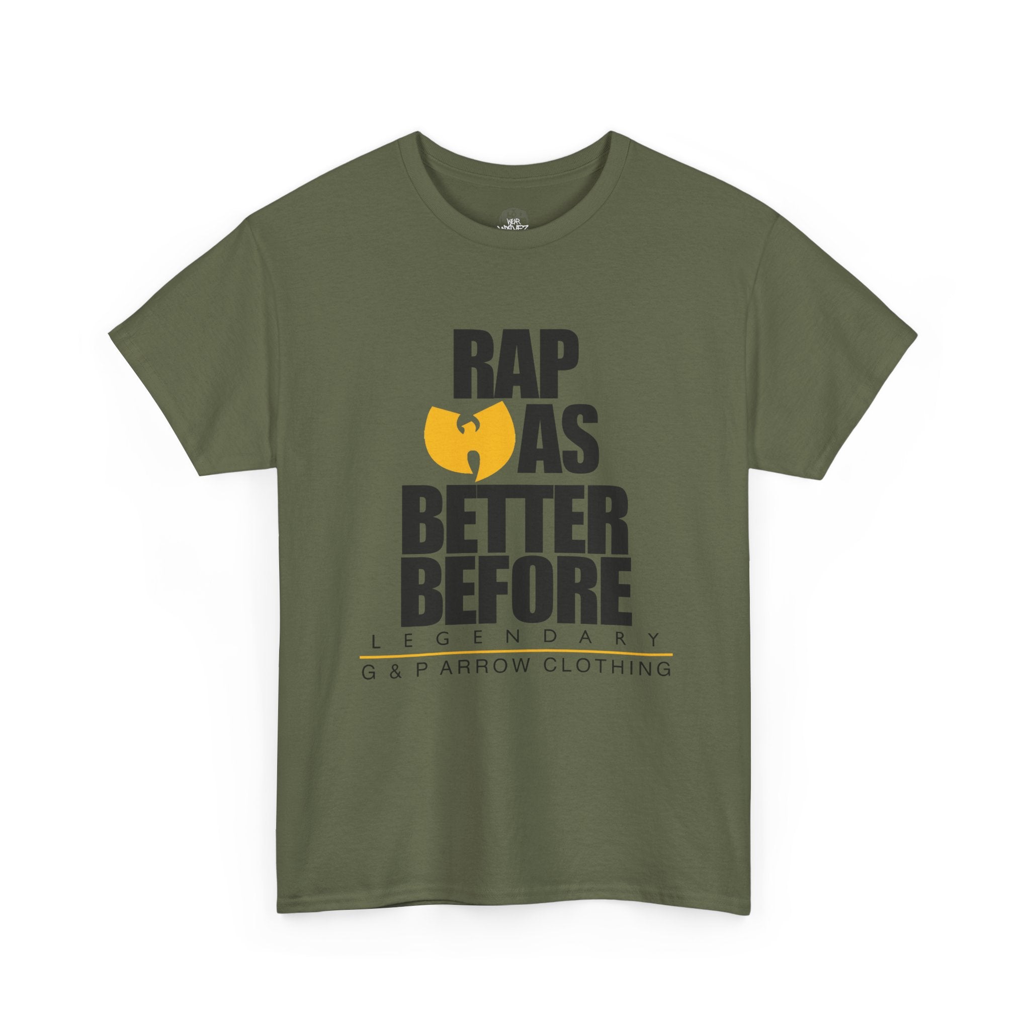 Rap was better before WUTANG    TEE