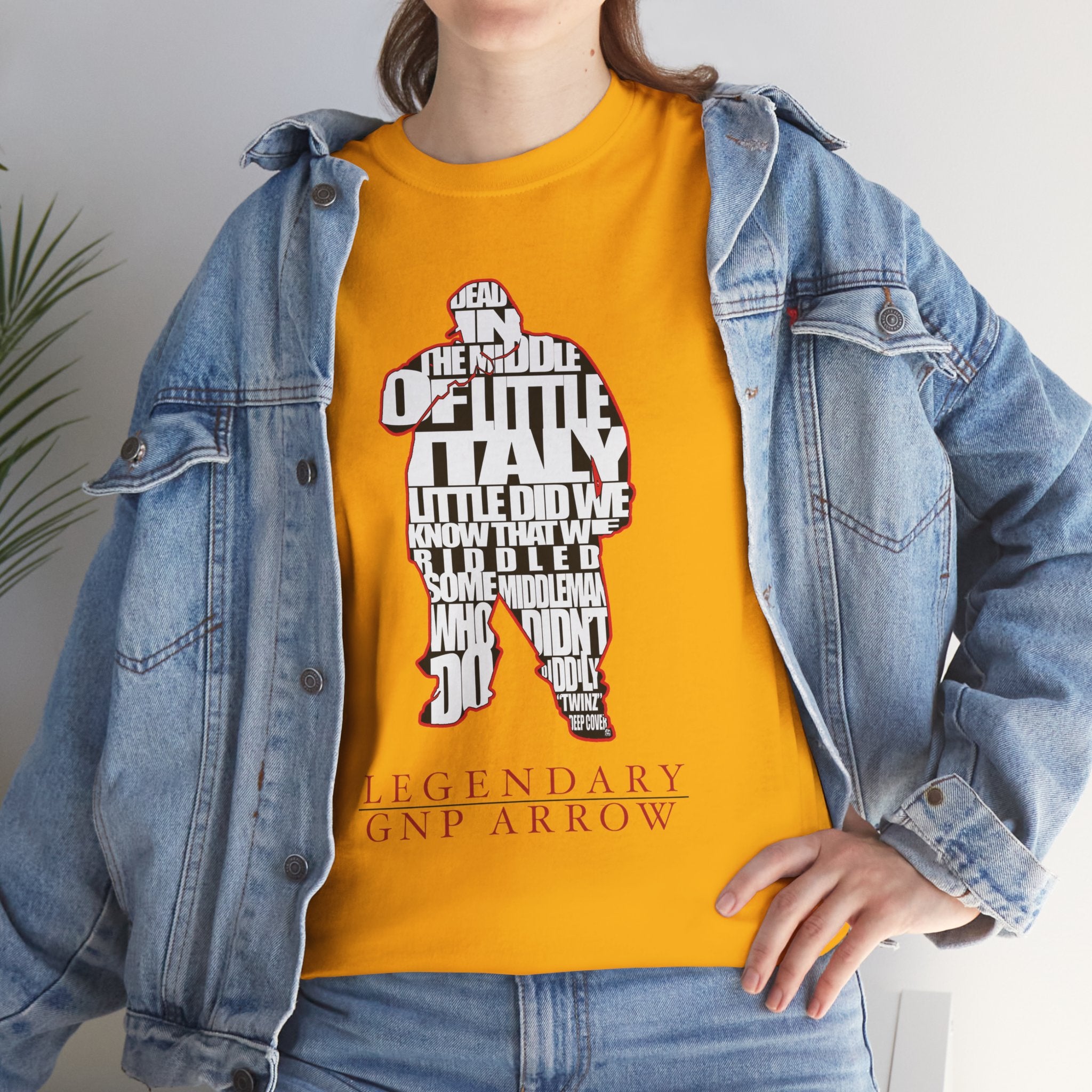 PUN “dead in the middle of little Italy”  TEE