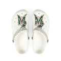 White CROCS / W Marlin “canes”
