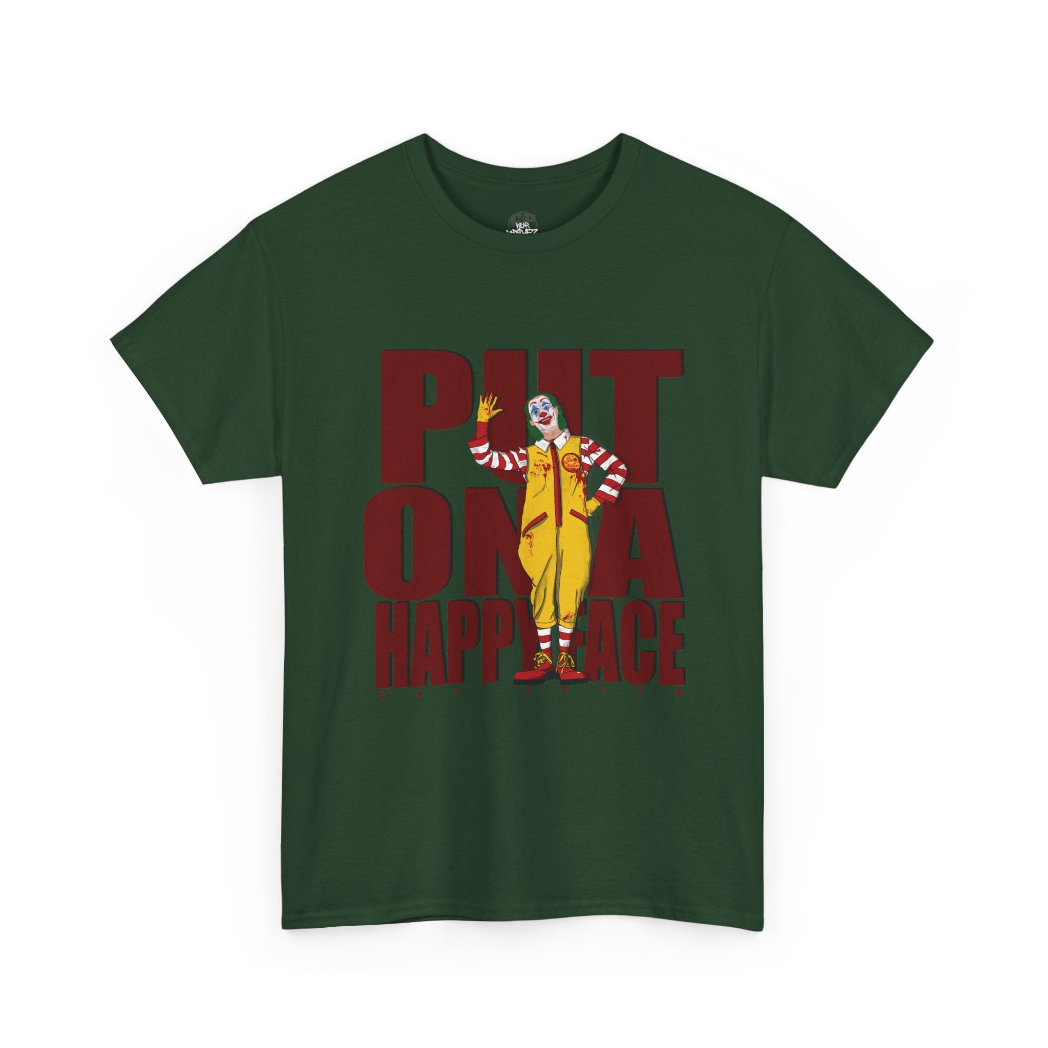 PUT ON A HAPPY FACE LOGO TEE