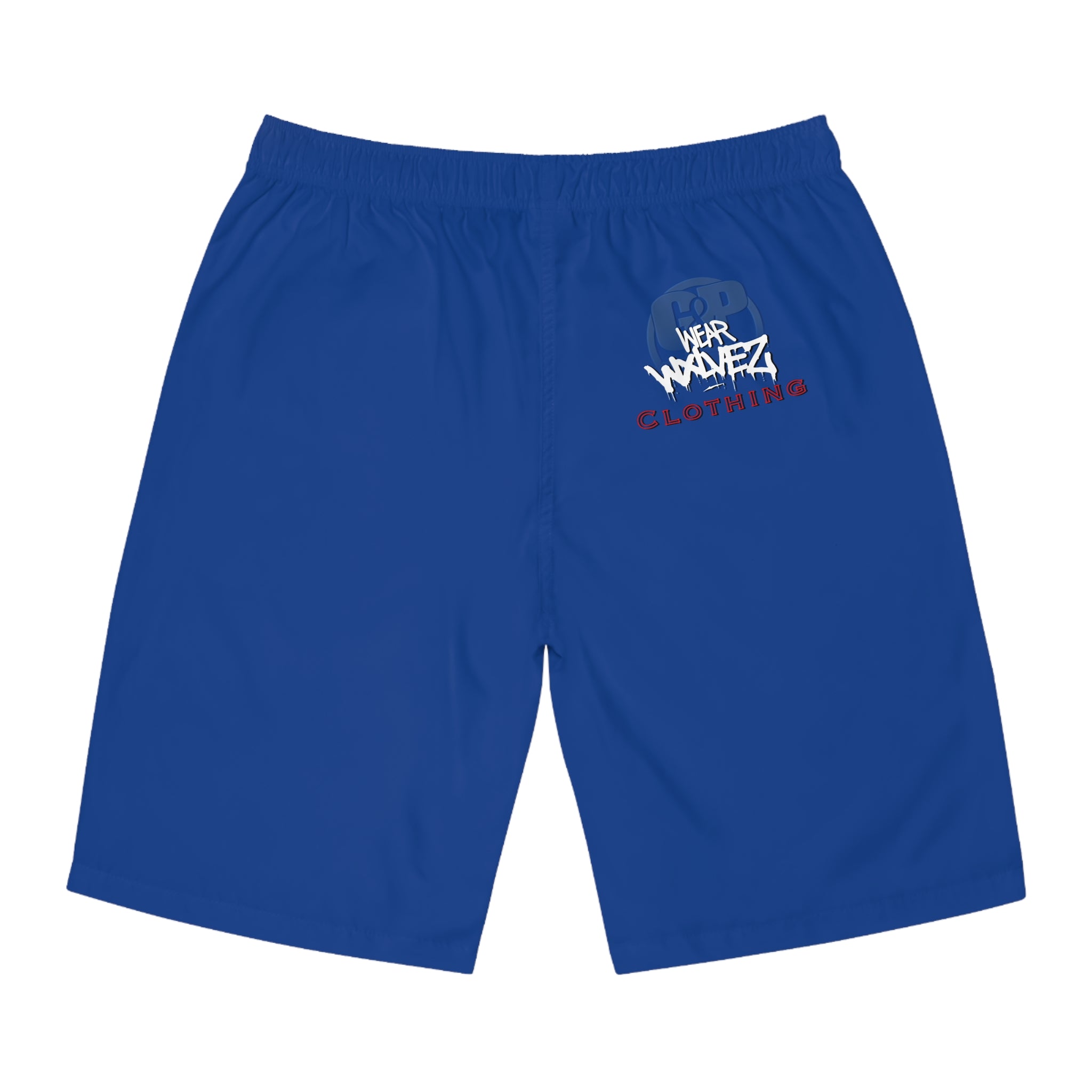 WXLVEZ  blue Graffiti Board Shorts
