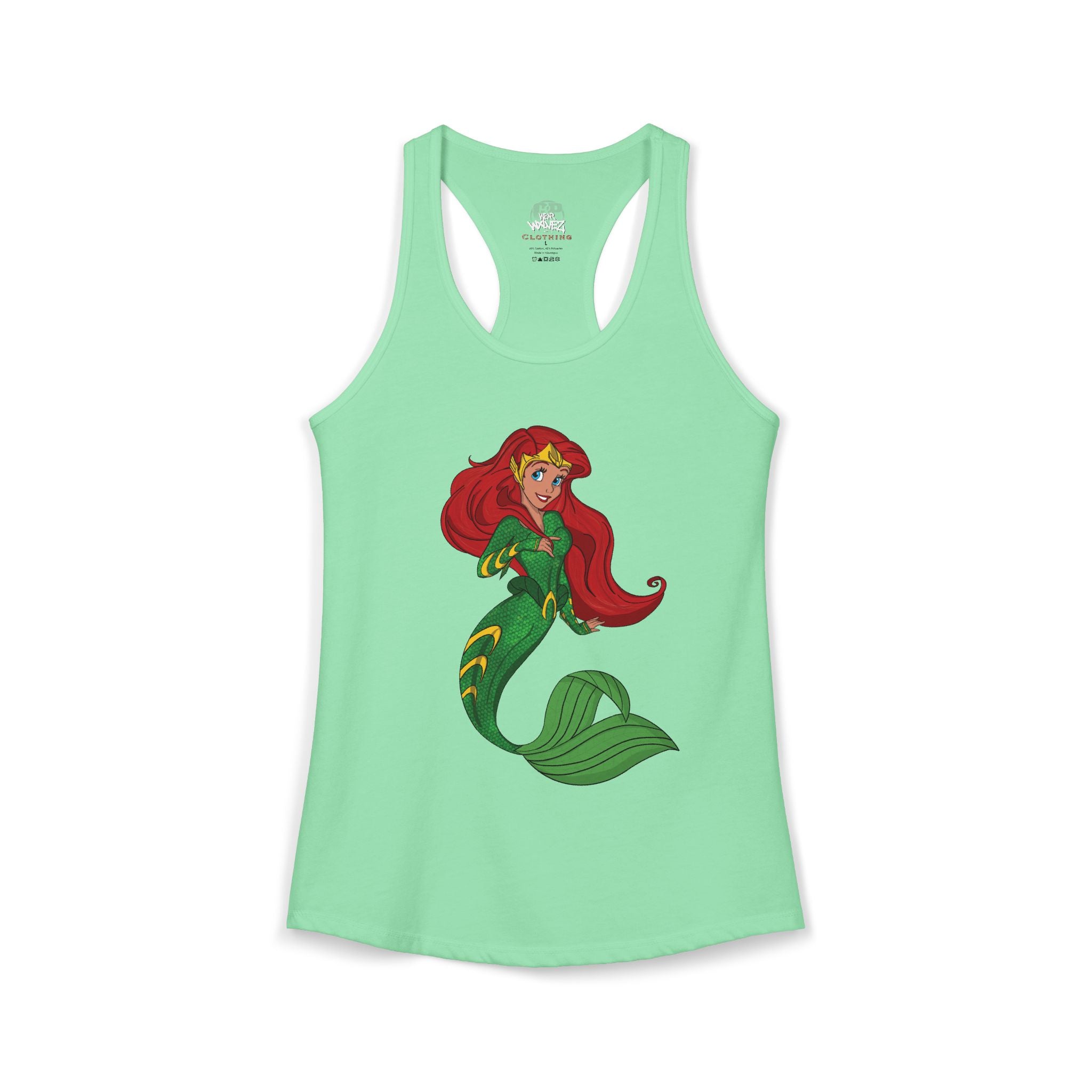 “The Little Mera-maid” Women's Ideal Racerback Tank