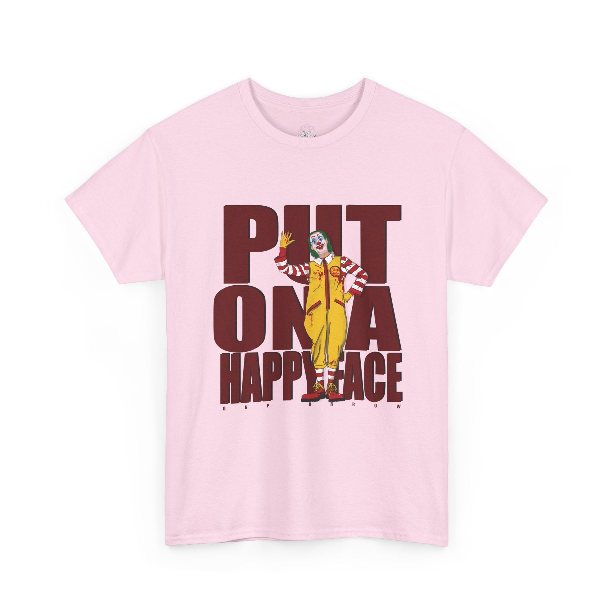 PUT ON A HAPPY FACE LOGO TEE