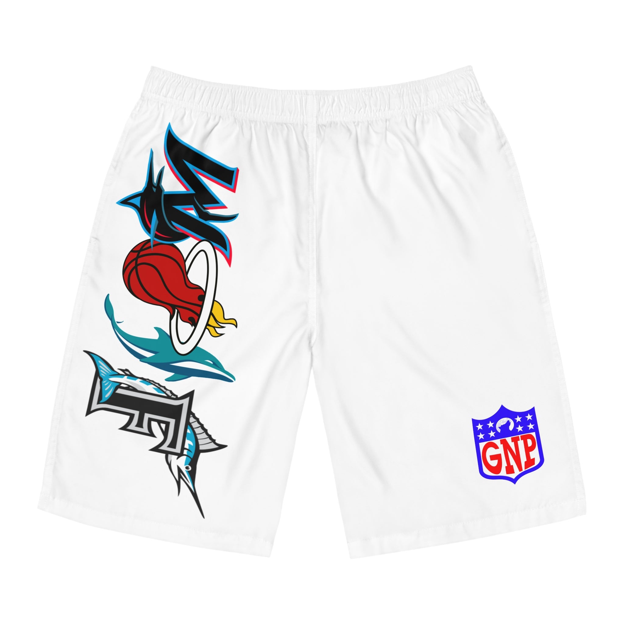 M.I.A. WOLF white team shorts