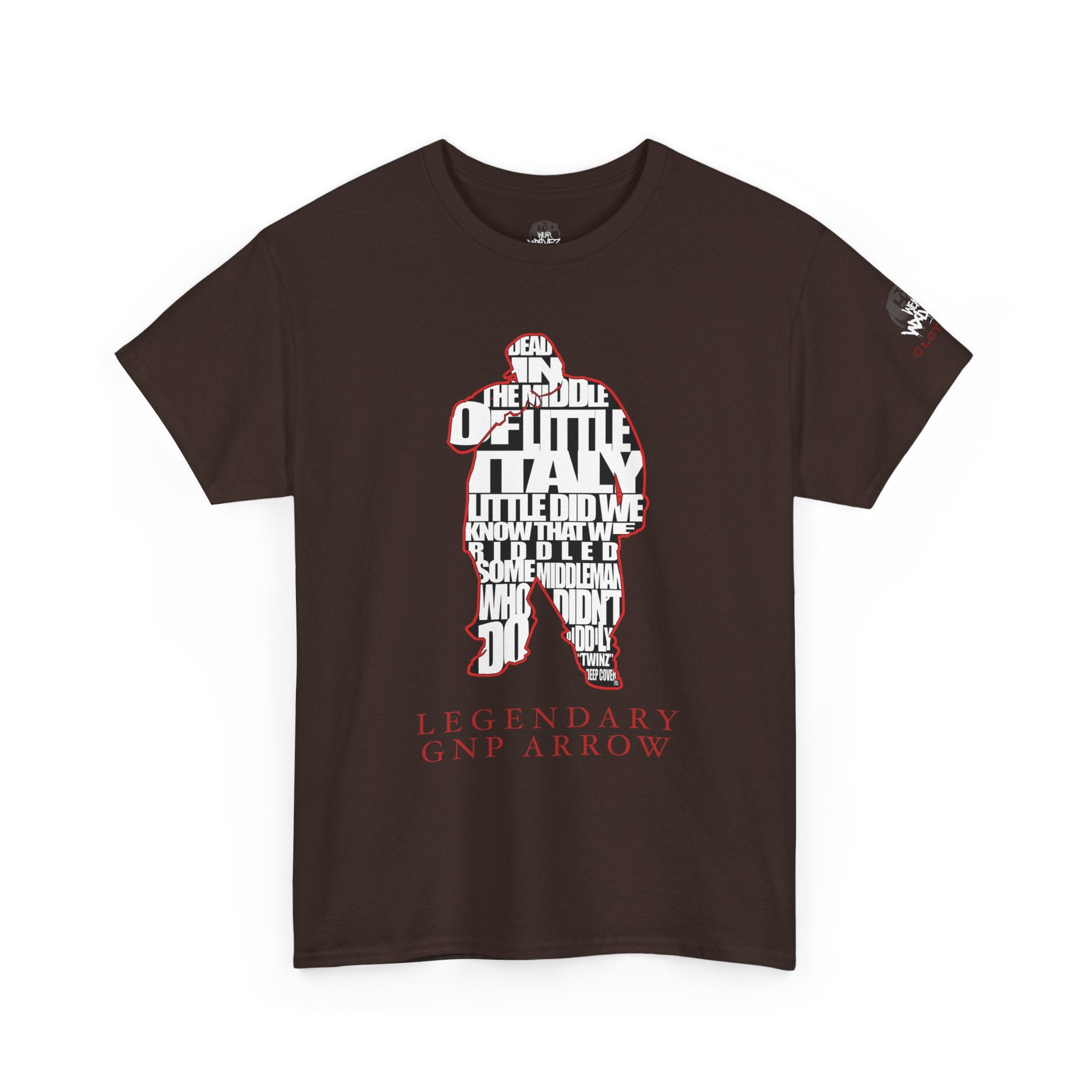 PUN “dead in the middle of little Italy”  TEE